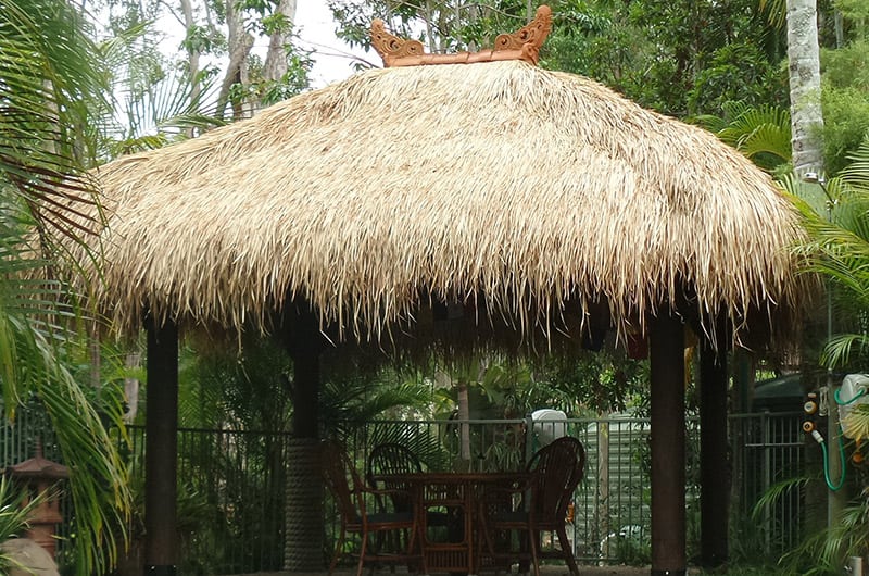 Fire Retardant Thatch Roof I East Coast Bali Huts and Gazebos