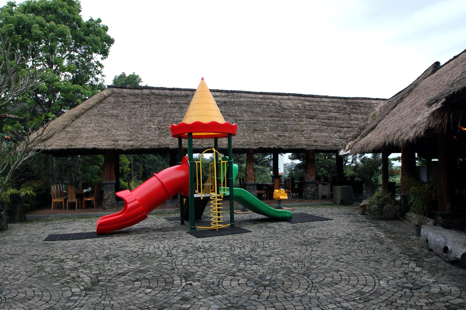 Create a Bali Hut and Playground Combo